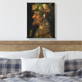 Herfst, van een reeks die vier afschilderen canvas afdruk (Insitu (Slaapkamer))