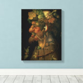 Herfst, van een reeks die vier afschilderen canvas afdruk (Insitu (Houten vloer))