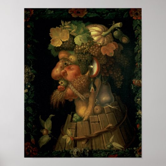 Herfst, van een reeks die vier afschilderen poster (Voorkant)