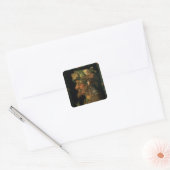 Herfst, van een reeks die vier afschilderen vierkante sticker (Envelop)