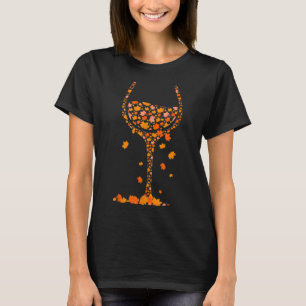 Herfst van glas van wijngaarden in de herfst Funny T-shirt