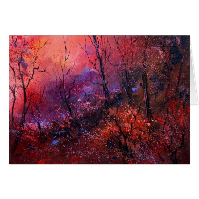 Herfst van het hout (Voorkant Horizontaal)