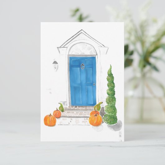 Herfst van Home Notecards Bedankkaart (Staand voorkant)