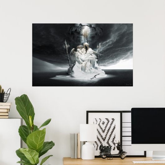 Herfst van Lucifer Pieta Poster (Thuiskantoor)