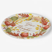 Herfst van Pomegranaat, najaar leder, met adem Bed Papieren Bordje (Gekanteld)