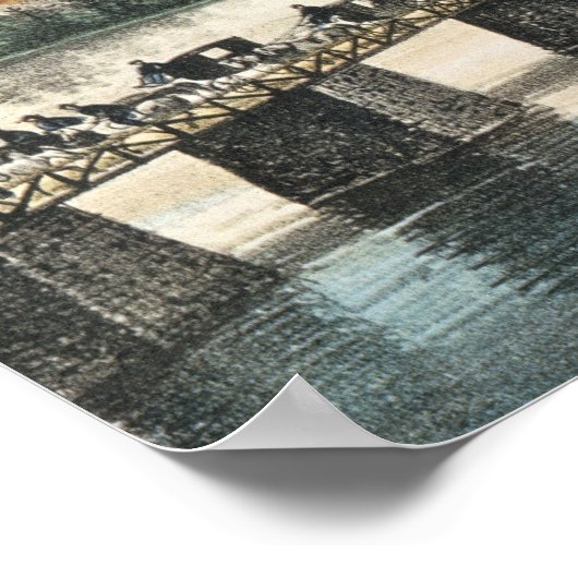 Herfst van Richmond van 2 april 1865 Poster (Hoek)