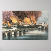 Herfst van Richmond van 2 april 1865 Poster (Voorkant)