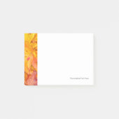 Herfst van rode en gele dopjes post-it® notes (Voorkant)