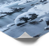 Herfst van zware sneeuw Fusine, Italië Poster (Hoek)