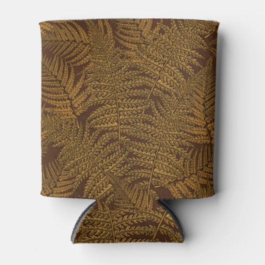 Herfst varen op bruin blikjeskoeler (Voorkant)