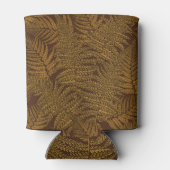 Herfst varen op bruin blikjeskoeler (Achterkant)