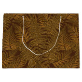 Herfst varen op bruin groot cadeauzakje (Voorkant)