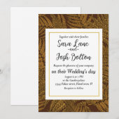 Herfst varen op bruin kaart (Voorkant / Achterkant)