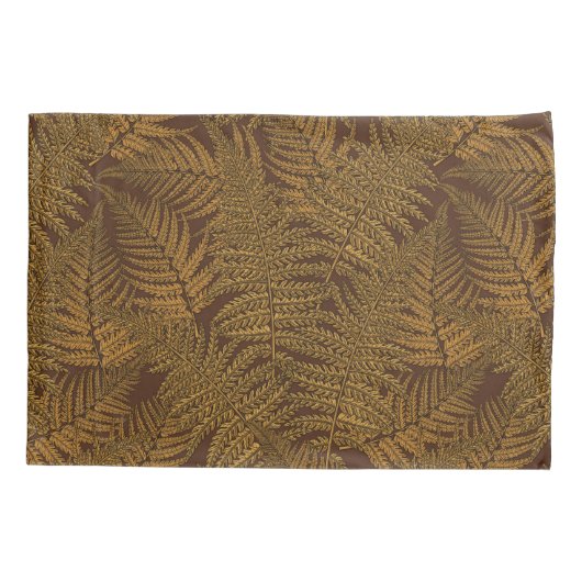 Herfst varen op bruin kussensloop (Achterkant-Links)