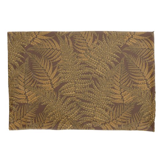 Herfst varen op bruin kussensloop (Voorkant-Links)