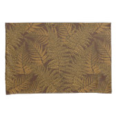 Herfst varen op bruin kussensloop (Voorkant-Rechts)