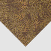 Herfst varen op bruin tissuepapier (Detail)