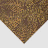 Herfst varen op bruin tissuepapier (Detail)