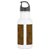 Herfst varen op bruin waterfles (Achterkant)