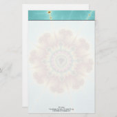 Herfst ventilator - fractale kunst briefpapier (Voorkant / Achterkant)