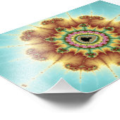 Herfst ventilator - fractale kunst foto afdruk (Hoek)