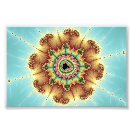 Herfst ventilator - fractale kunst foto afdruk (Voorkant)