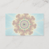 Herfst ventilator - fractale kunst visitekaartje (Achterkant)