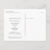 Herfst Verander de Datum sparen de Aankondiging va (Achterkant)