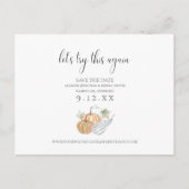 Herfst Verander de Datum sparen de Aankondiging va (Voorkant)