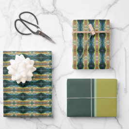 Herfst veranderende kleuren Leaf Art, geel bruin g Inpakpapier Vel