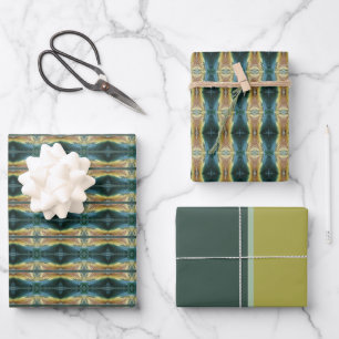 Herfst veranderende kleuren Leaf Art, geel bruin g Inpakpapier Vel