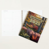 Herfst Verandert Evolutie Leven Groen Bruin Planner (Display)