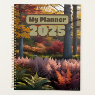 Herfst Verandert Evolutie Leven Groen Bruin Planner