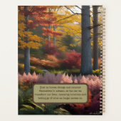 Herfst Verandert Evolutie Leven Groen Bruin Planner (Achterkant)
