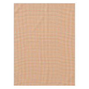 Herfst Verbrand Oranje Gingham Patroon Herfst Plai Tafelkleed