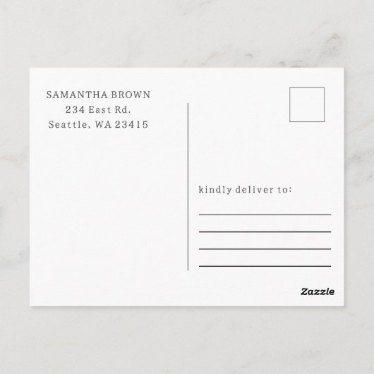 Herfst verbrand Sinaasappel pompoen patch verjaard Briefkaart (Achterkant)