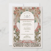 Herfst Verbrande Sinaasappel Gouden Bruiloft Art N Kaart (Voorkant)