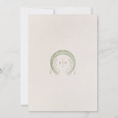 Herfst Verbrande Sinaasappel Gouden Bruiloft Art N Kaart (Achterkant)