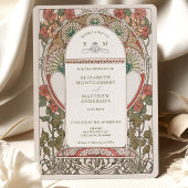 Herfst Verbrande Sinaasappel Gouden Bruiloft Art N Kaart