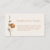 Herfst Verbrande Sinaasappel Poppy Boeken voor Bab Informatiekaartje (Voorkant)