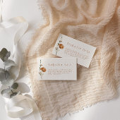 Herfst Verbrande Sinaasappel Poppy Boeken voor Bab Informatiekaartje