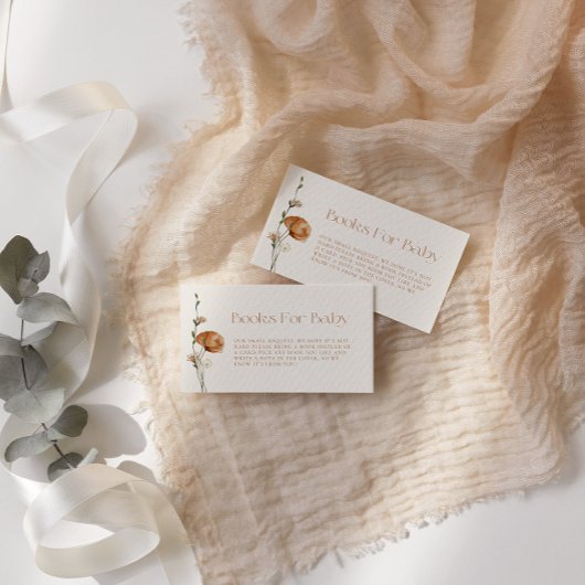 Herfst Verbrande Sinaasappel Poppy Boeken voor Bab Informatiekaartje