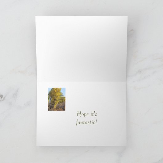 Herfst Verjaardag Sjabloon (Binnen)