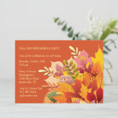 Herfst Verkrachtingsuitnodiging Kaart (Staand voorkant)