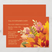 Herfst Verkrachtingsuitnodiging Kaart (Voorkant / Achterkant)
