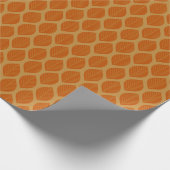 Herfst verlaat art deco cadeaupapier (Hoek)