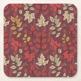 Herfst verlaat Bourgondië Camo Onderzetter Set