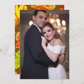 HERFST VERLAAT BRUILOFT FOTO UITNODIGINGEN (Voorkant / Achterkant)