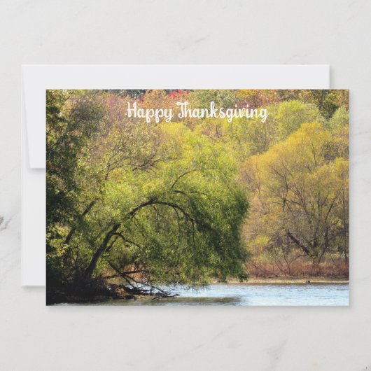 Herfst verlaat feestuitnodiging kaart (Voorkant)