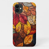 HERFST VERLAAT GLAS IN LOOD Case-Mate iPhone CASE (Achterkant)